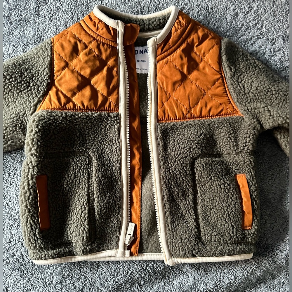 2 Toned Lightweight Fleece Jacket